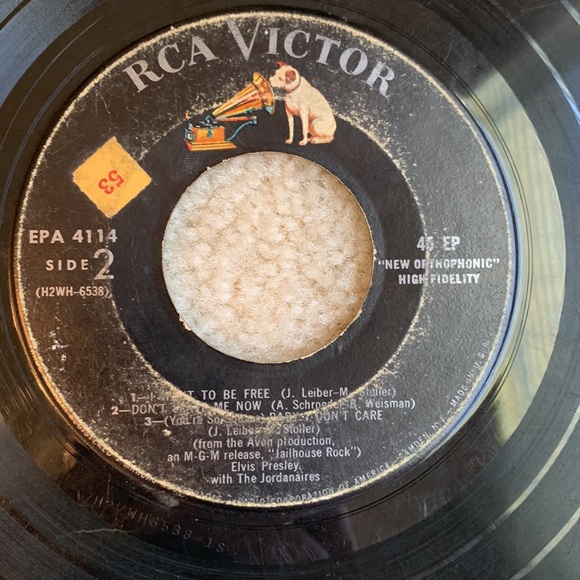 Vintage Elvis Presley Jail House Rock 7” Vinyl Record - Picture 7 of 9